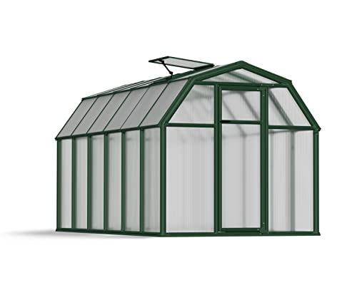 EcoGrow 2 Greenhouse, 6' x 12', Dark Green - Rion HG7012