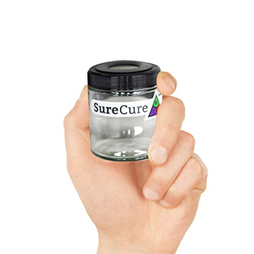 Sure Cure Collector Vault - 1.5 oz Locking Herb Stash Box - Stash Jar, Smell Proof Jar, Herb Container, Stash Box