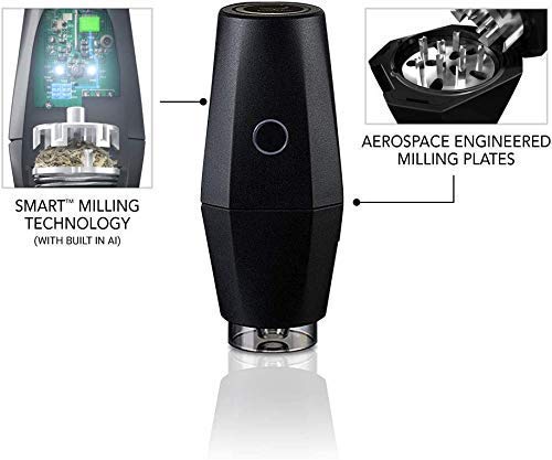 Electric Smart Herb and Spice Grinder - OTTO by Banana Bros with Pollen Catcher