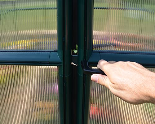 EcoGrow 2 Greenhouse, 6' x 12', Dark Green - Rion HG7012