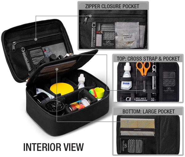 Gray Odor Proof Nylon Duffle Bag