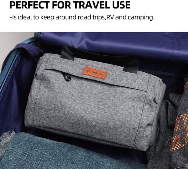 Gray Odor Proof Nylon Duffle Bag