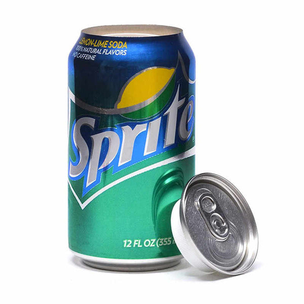 Secret Sprite Stash Can, Lemon Lime Soda, 12 Fl oz, 355 Ml, premium metal material