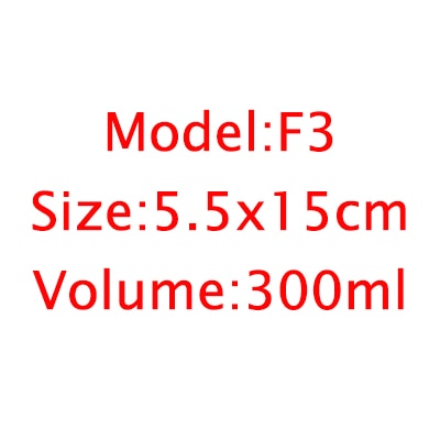 Wooden Glass Stash Storage Jars, 5.5x15cm, 300 Ml