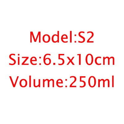 Wooden Glass Stash Storage Jars, 6.5x10cm, 250 ML