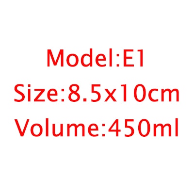 Wooden Glass Stash Storage Jars, 8.5x10 cm, 450 ML