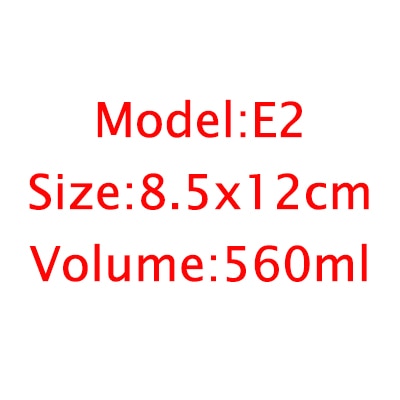 Wooden Glass Stash Storage Jars, 8.5x12cm, 560ML