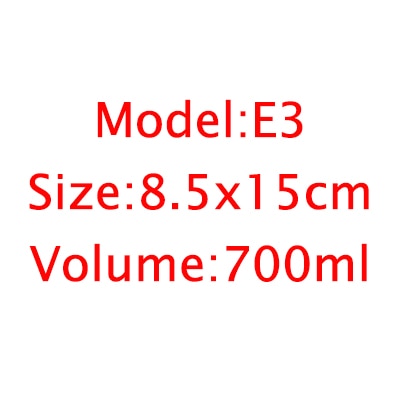 Wooden Glass Stash Storage Jars, 8.5x15 cm, 700ML