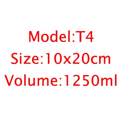 Wooden Glass Stash Storage Jars, 10x20cm, 1250 ML