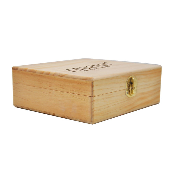 Cournot Wooden Stash Box & Rolling Tray, The Size of Wood Box: 60MM*150MM*170MM The Length of Rolling Tray: 150 MM / 5.90 Inches