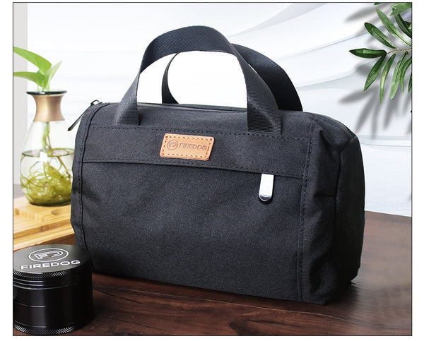 Black Odor Proof Nylon Duffle Bag