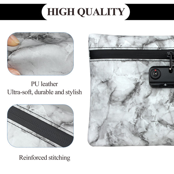 Graphic Carbon Lined Lock Protected Stash Pouch