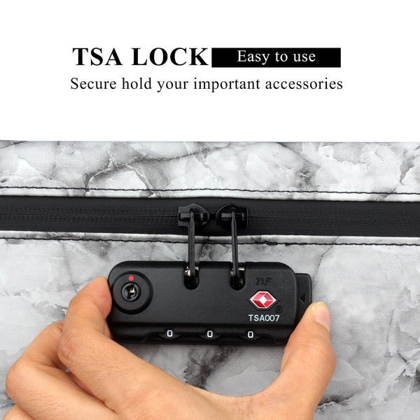 Graphic Carbon Lined Lock Protected Stash Pouch