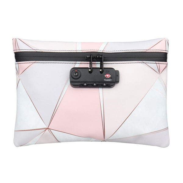 Color Carbon Lined Lock Protected Stash Pouch