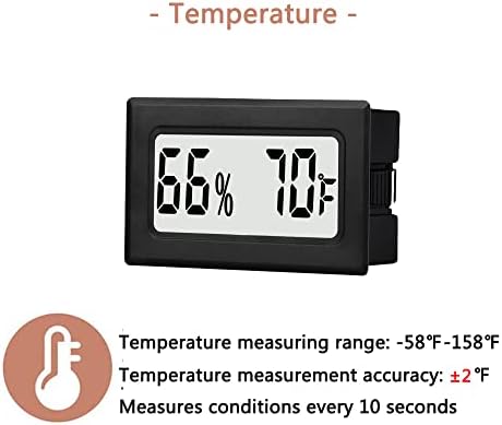 Back of the mini hygrometer showing the battery compartment