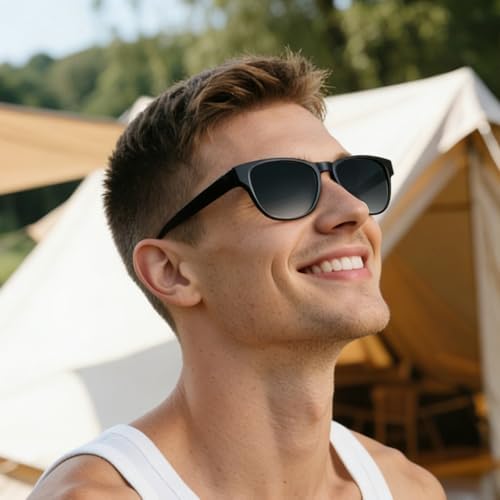 Sunglasses with hidden storage tube, fifth product photo