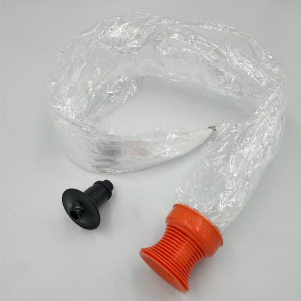 Volcano balloon bag mouthpiece assembly steps