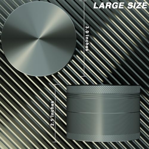 Three inch aluminium grinder, third product photo