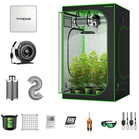 4x4 Grow Tent Complete System with Carbon Filter