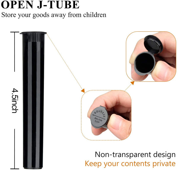 Open J-Tube, Non transparent design, 4.5 inch