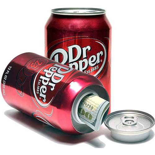 Diversion Stash Cans, Dr.Pepper, 12 FL Oz 355mL