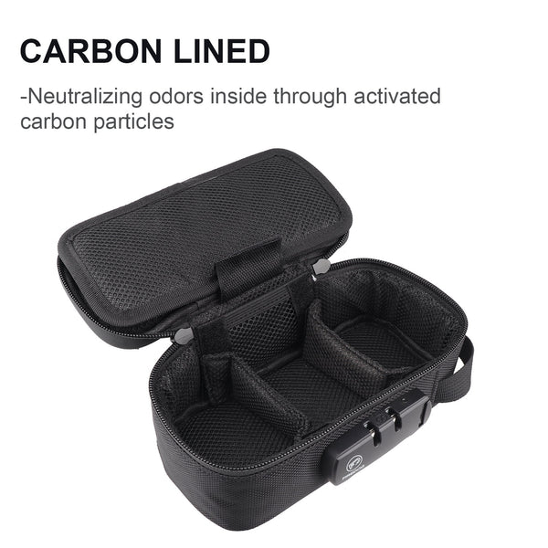 Carbon Lined Lock Protected Stash Container
