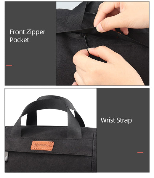 Black Odor Proof Nylon Duffle Bag